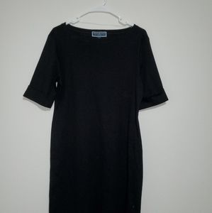 Karen Scott Black Midi Dress S